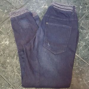 H & M dark denim jogger